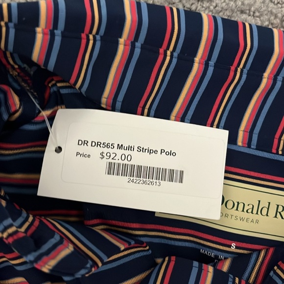 NWT Baltusrol Donald Ross Mens Polo Small - Picture 8 of 8